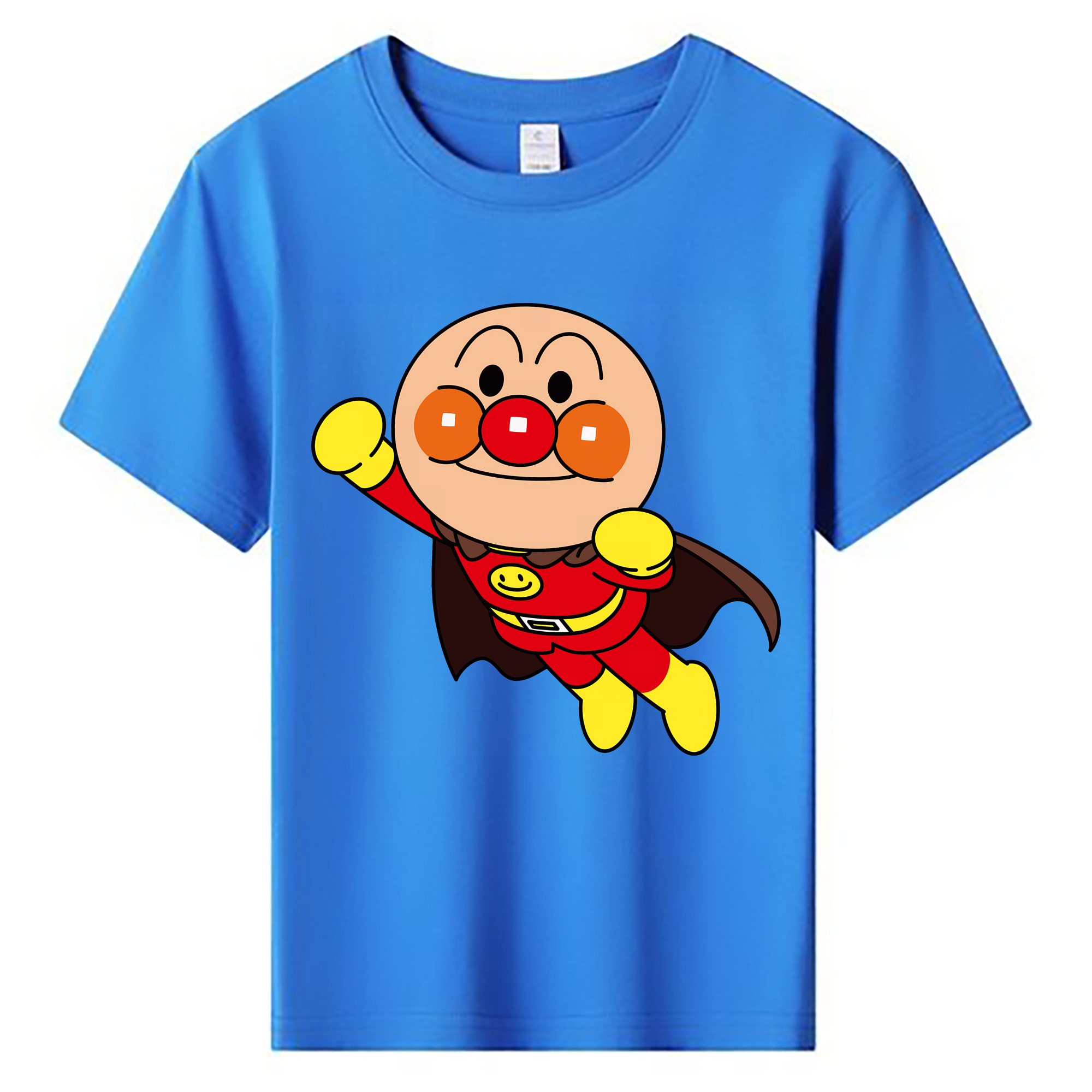 （画像用） アンパンマン Anpanman 綿100％キッズTシャツ（フロントプリント）